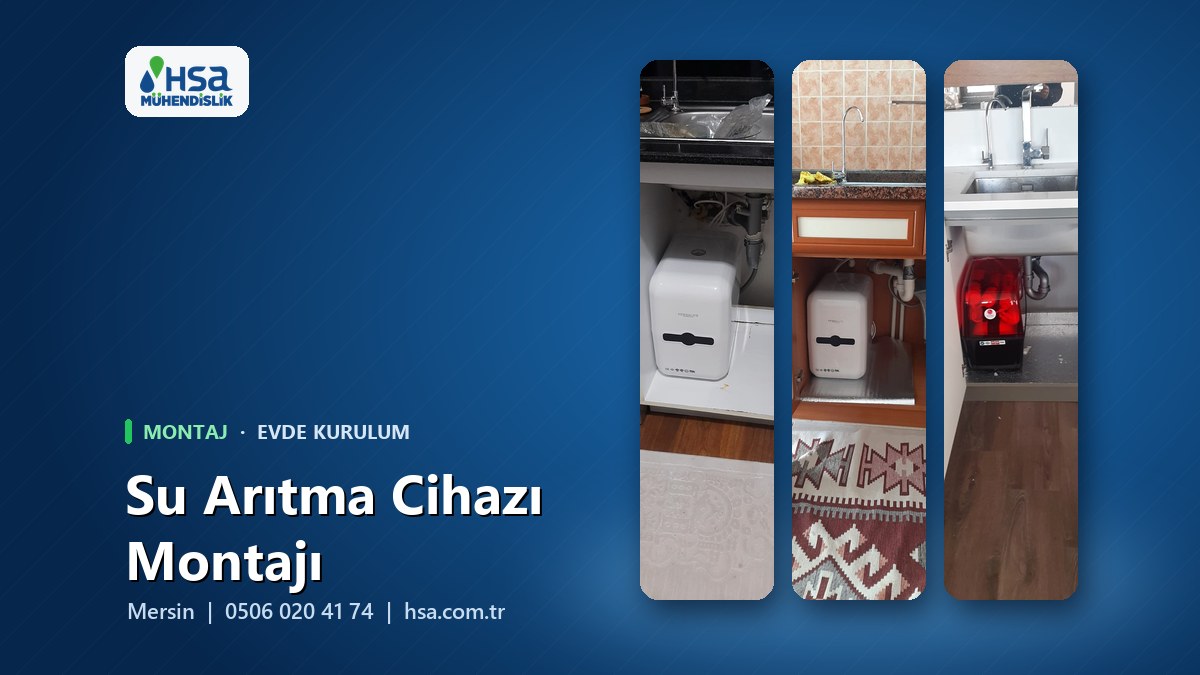 Mersin Su Arıtma Cihazı Montajı