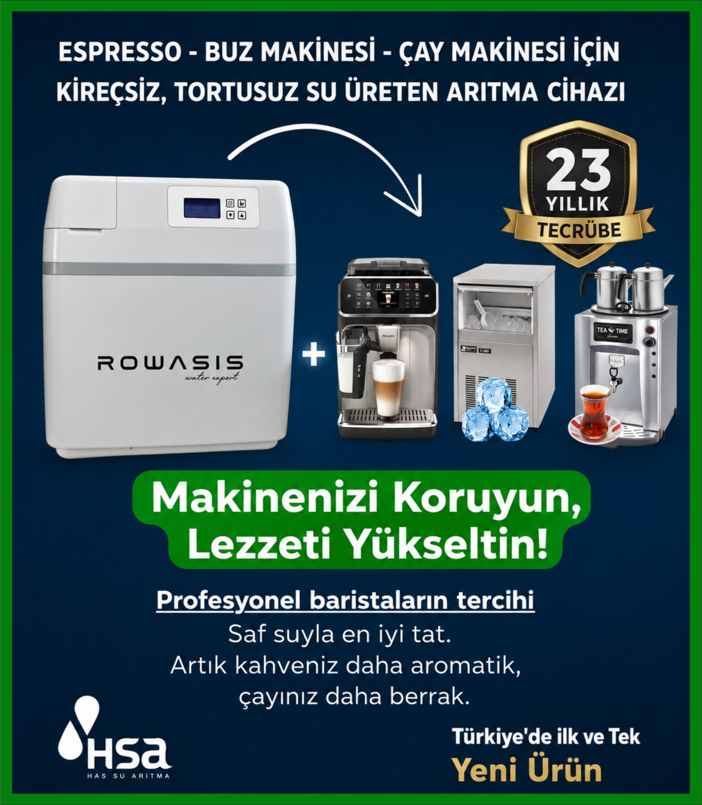 Cafe Restaurantlar İçin Özel su Arıtma cihazı