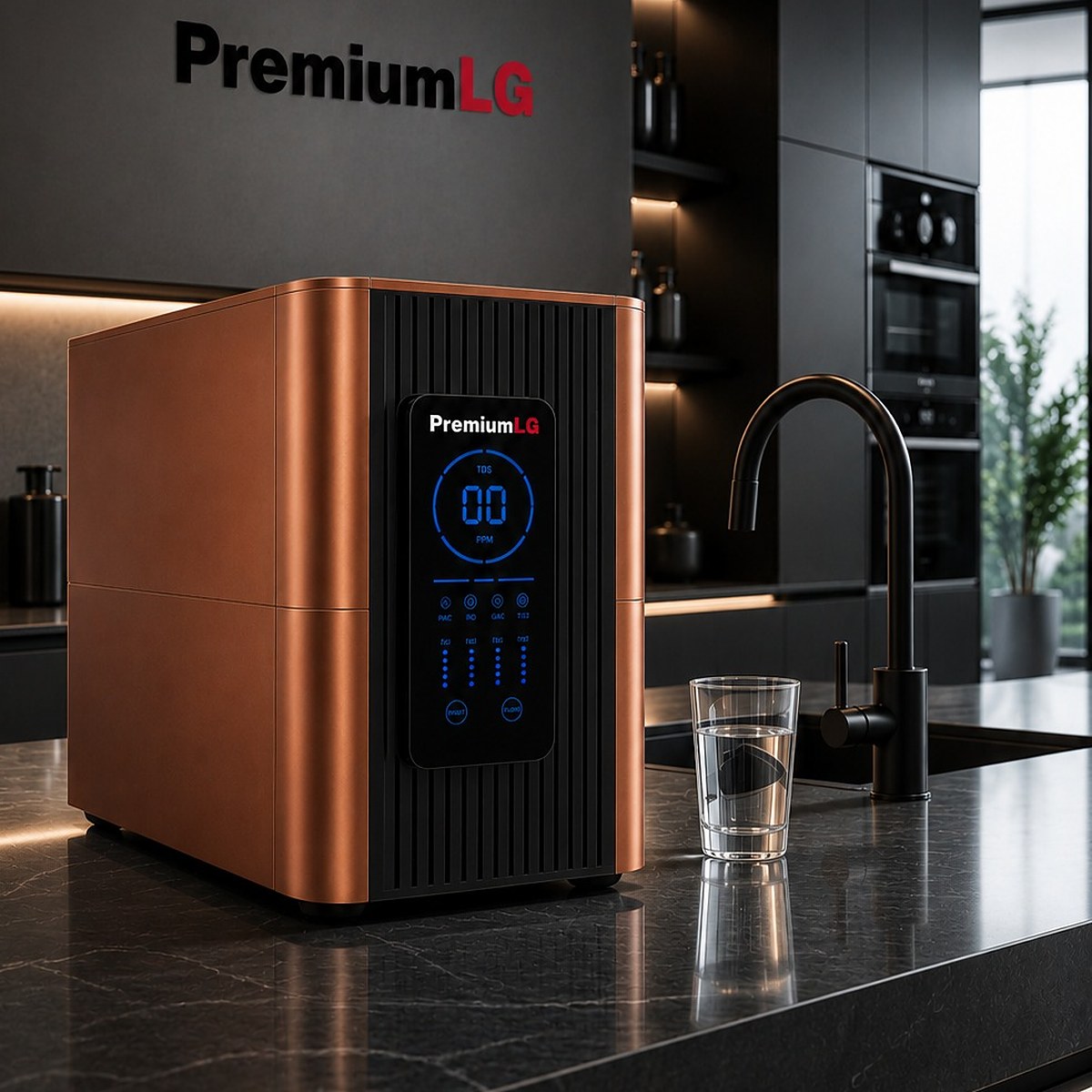Premium LG Dijital Su Arıtma Cihazı – Bakır
