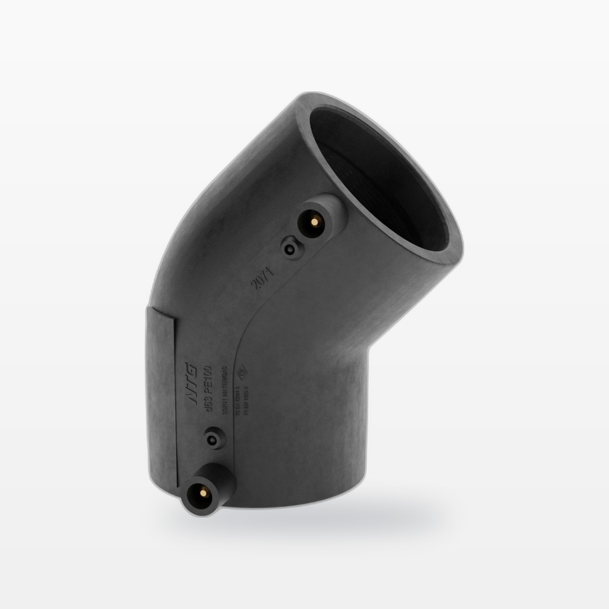 HDPE Elektrofüzyon Dirsek 45°
