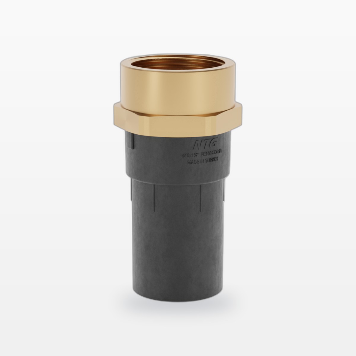 HDPE Pirinç Geçiş Adaptörü (Dişi)