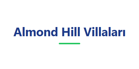 Almond Hill Villaları