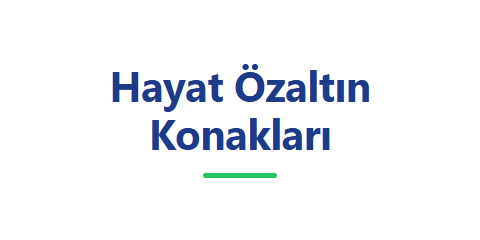 Hayat Özaltın Konakları