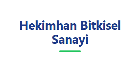 Hekimhan Bitkisel Sanayi