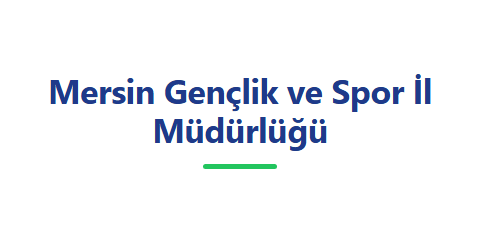 Mersin Gençlik ve Spor İl Müdürlüğü