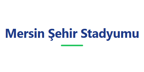 Mersin Şehir Stadyumu