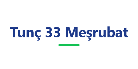 Tunç 33 Meşrubat