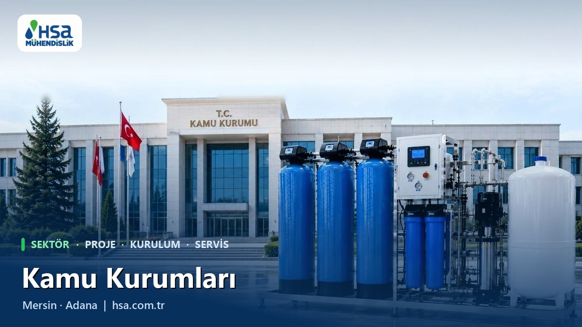 Kamu Kurumlarında Su Arıtma Sistemleri
