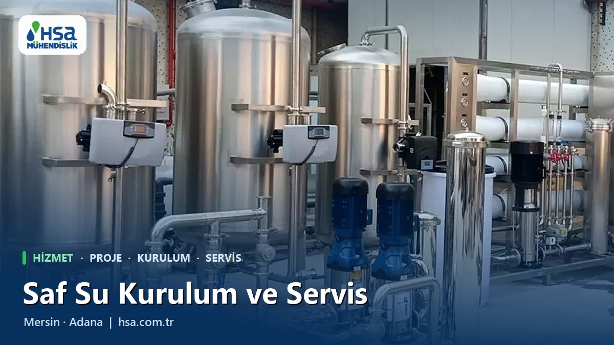 Saf Su Arıtma Sistemi Kurulum ve Servisi